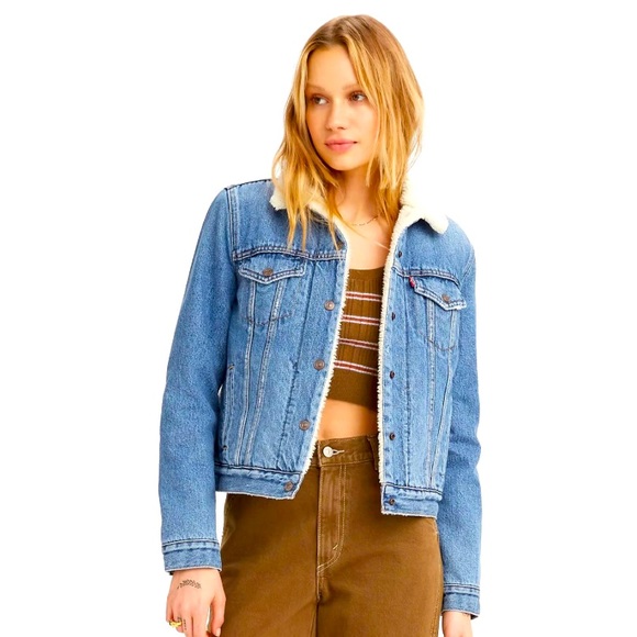 Levi’s Original Sherpa Trucker Jacket - Picture 1 of 9
